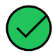 green checkmark